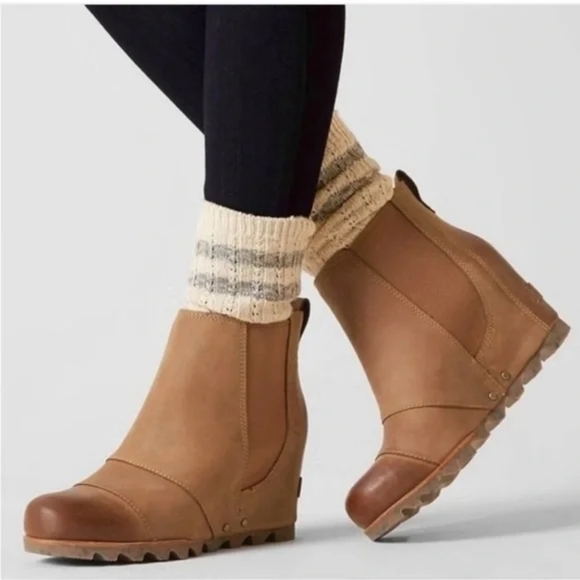 Sorel Shoes - Sorel Joan of Arctic™ Wedge II Chelsea Boot Camel brown Size 5.5
